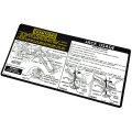 1974 Pontiac Grand Prix 69-UP JACK USAGE INSTRUCTION REGULAR SPACE DECAL (VENTURA) DT0144 - EA | DC0144X