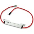 1967 Buick Skylark/GS/Regal/GN S BATTERY CABLE, POSITIVE, WITH INSULATOR BLOCK AND MOUNTING BRACKET, V8, 400/430/ C.I. (SPRING RING CABLE) | 10370