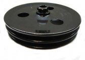 1969 Oldsmobile Full Size 2 GROOVE POWER STEERING PULLEY WITH A/C (DELTA; 88; 98; TORONADO 350, 400, AND 455 MOTORS) DIA 6 5/8