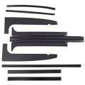 1979 Pontiac GTO/LeMans/Tempest T-TOP ROOF MOLDING CENTER RAIL PLATE SET (STAINLESS STEEL) | XP9678Z