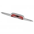 1957 GM Truck FRONT HOOD HEADER EMBLEM CHROME | EM1276K