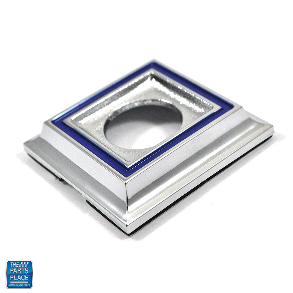 Trunk Lock Chrome Bezel Emblem GM # 2046200 Each for 1981-1987 Regal