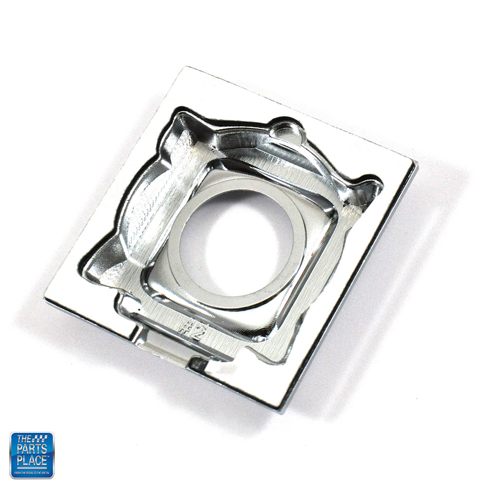 Trunk Lock Chrome Bezel Emblem GM # 2046200 Each for 1981-1987 Regal 