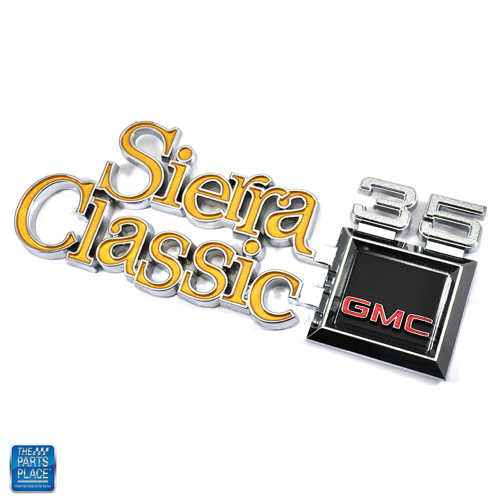 358　GMC RTT5.5 1977-1980 GMC Sierra Classic 35 Fender Emblem GM 351835 EA | The