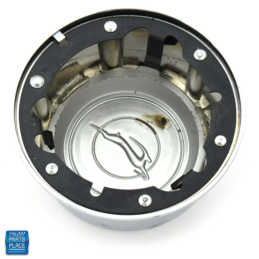 Steering wheel horn cap button for 1966 Impala. GM # 3874620