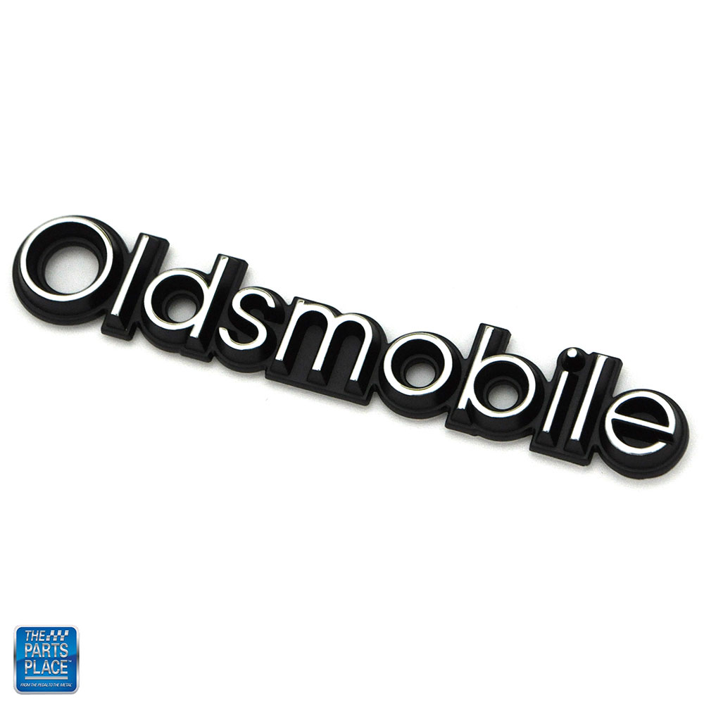 Oldsmobile Trunk Emblem GM # 555735 EA for 1978-1988 Cutlass 442, 1977-1985 Delta, 1978-1990 Cutsom Cruiser, 1979-1985 Toronado, 1974-1984 Regency