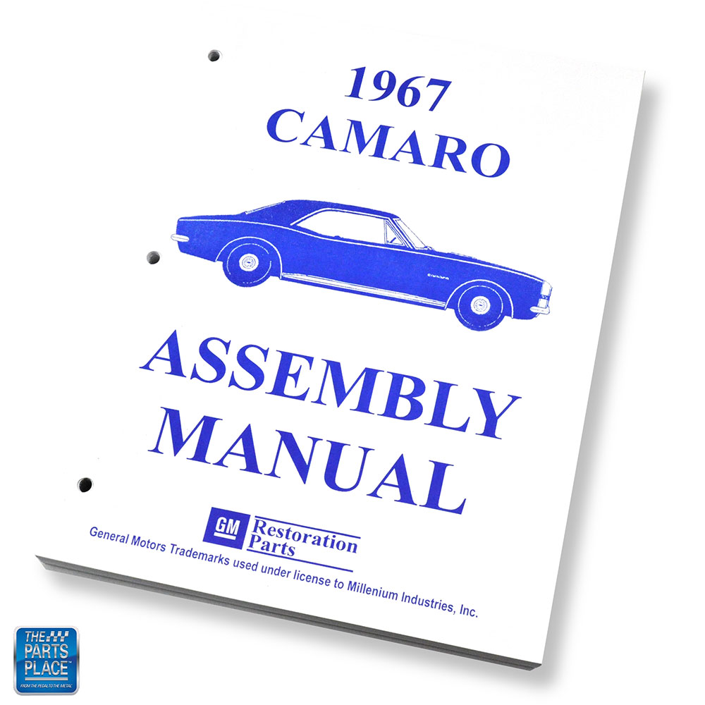 1967 Camaro Factory GM Assembly Manual Each  for 1967 Camaro