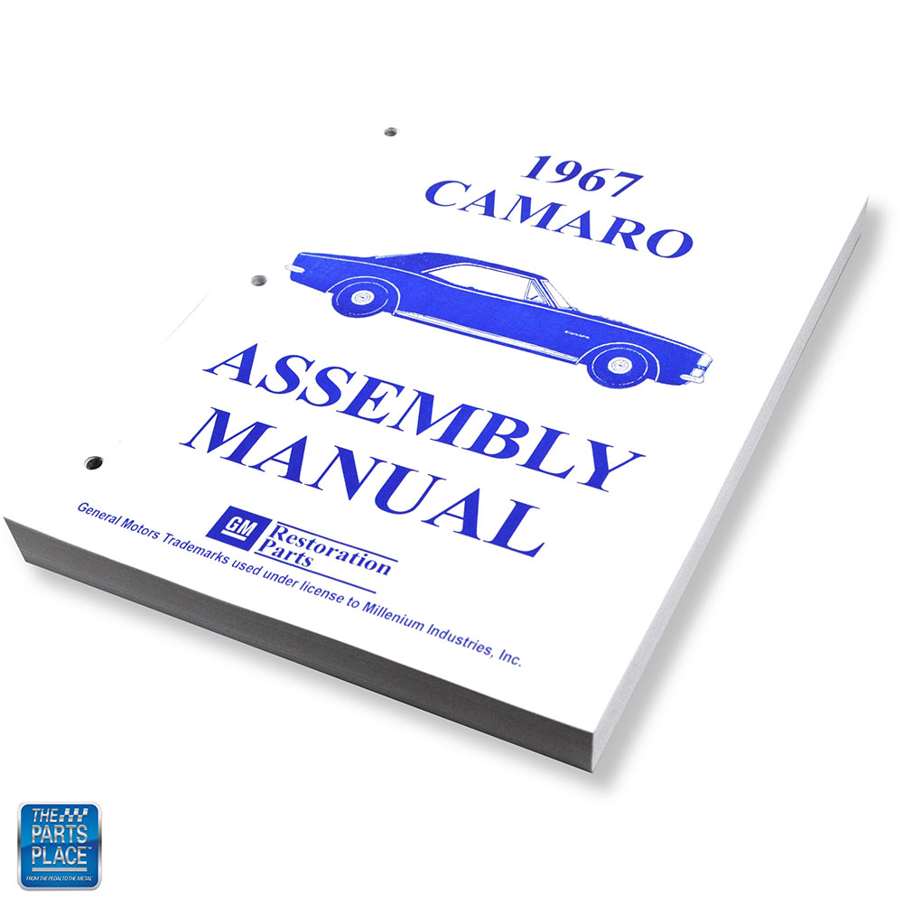 1967 Camaro Factory GM Assembly Manual Each  for 1967 Camaro