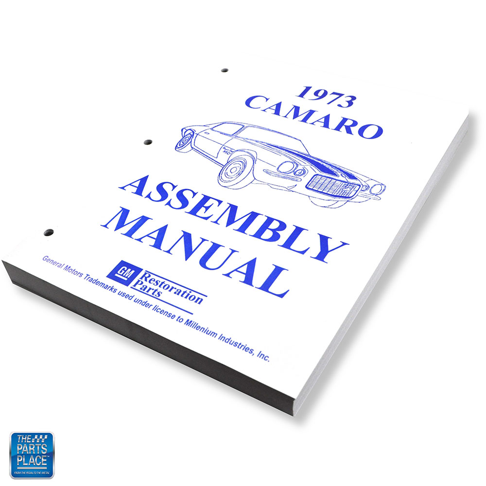 1973 Camaro Factory GM Assembly Manual Each for 1973 Camaro