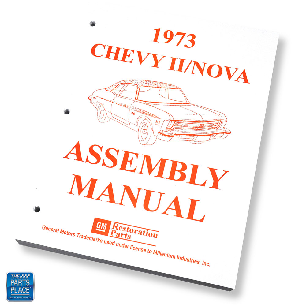 1973 Chevy II Nova Factory GM Assembly Manual Each for 1973 Chevy II Nova