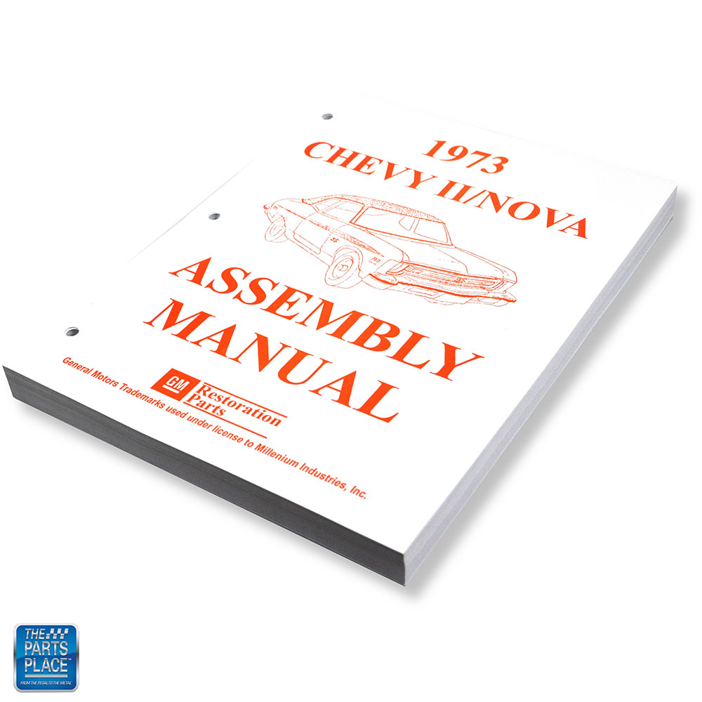 1973 Chevy II Nova Factory GM Assembly Manual Each for 1973 Chevy II Nova