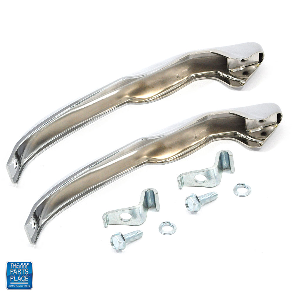 Rear Bumper Chrome Guards Pair for 1965 Impala, Bel Air, Biscayne