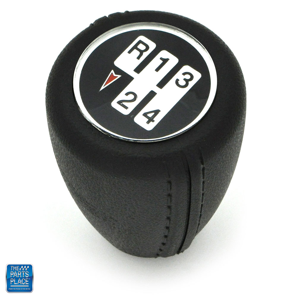 197081 Pontiac Firebird / Trans Am 4 Speed Shifter Knob Chrome Edge