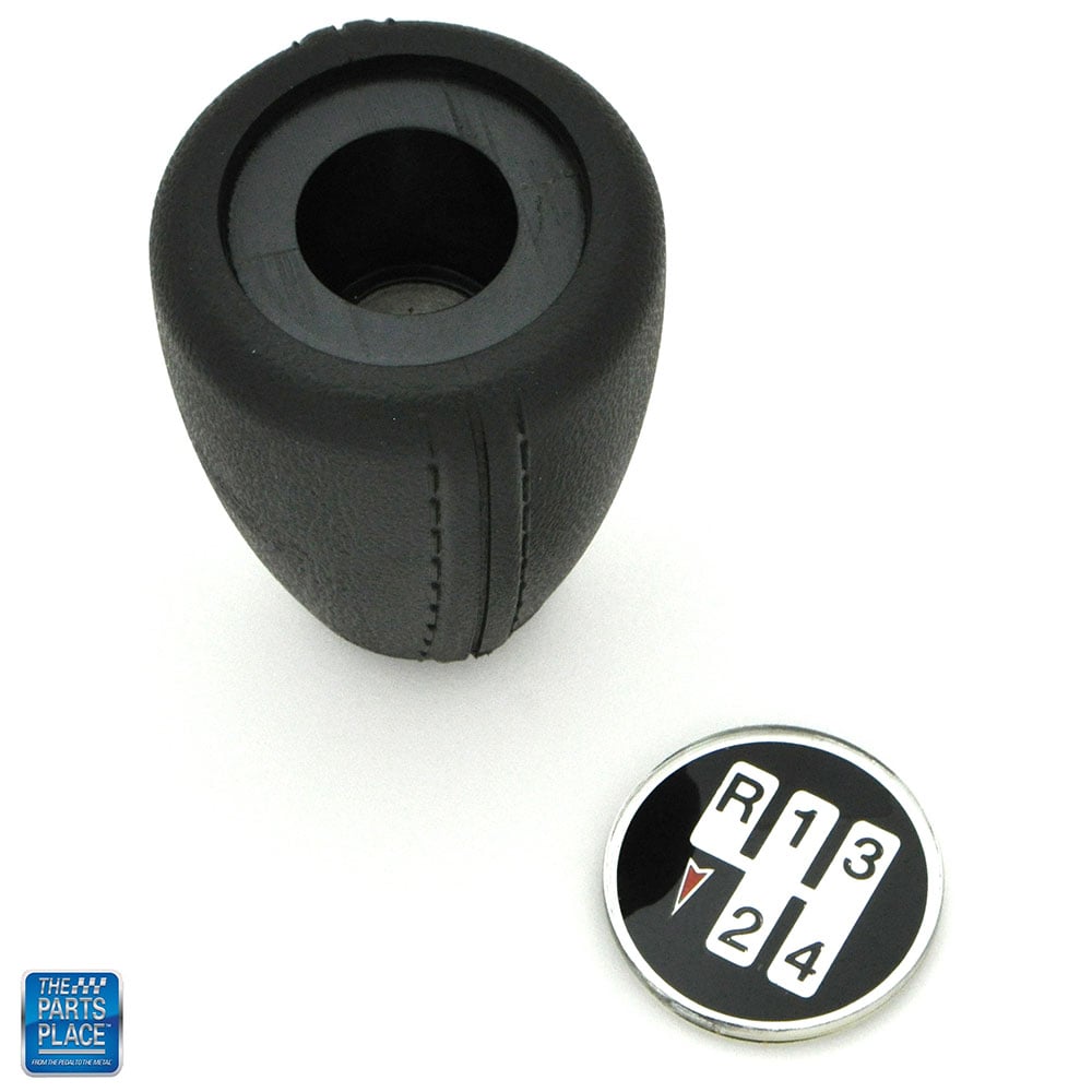 197081 Pontiac Firebird / Trans Am 4 Speed Shifter Knob Chrome Edge