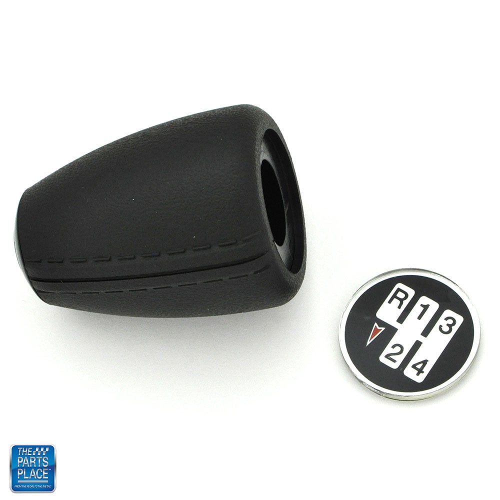 197081 Pontiac Firebird / Trans Am 4 Speed Shifter Knob Chrome Edge