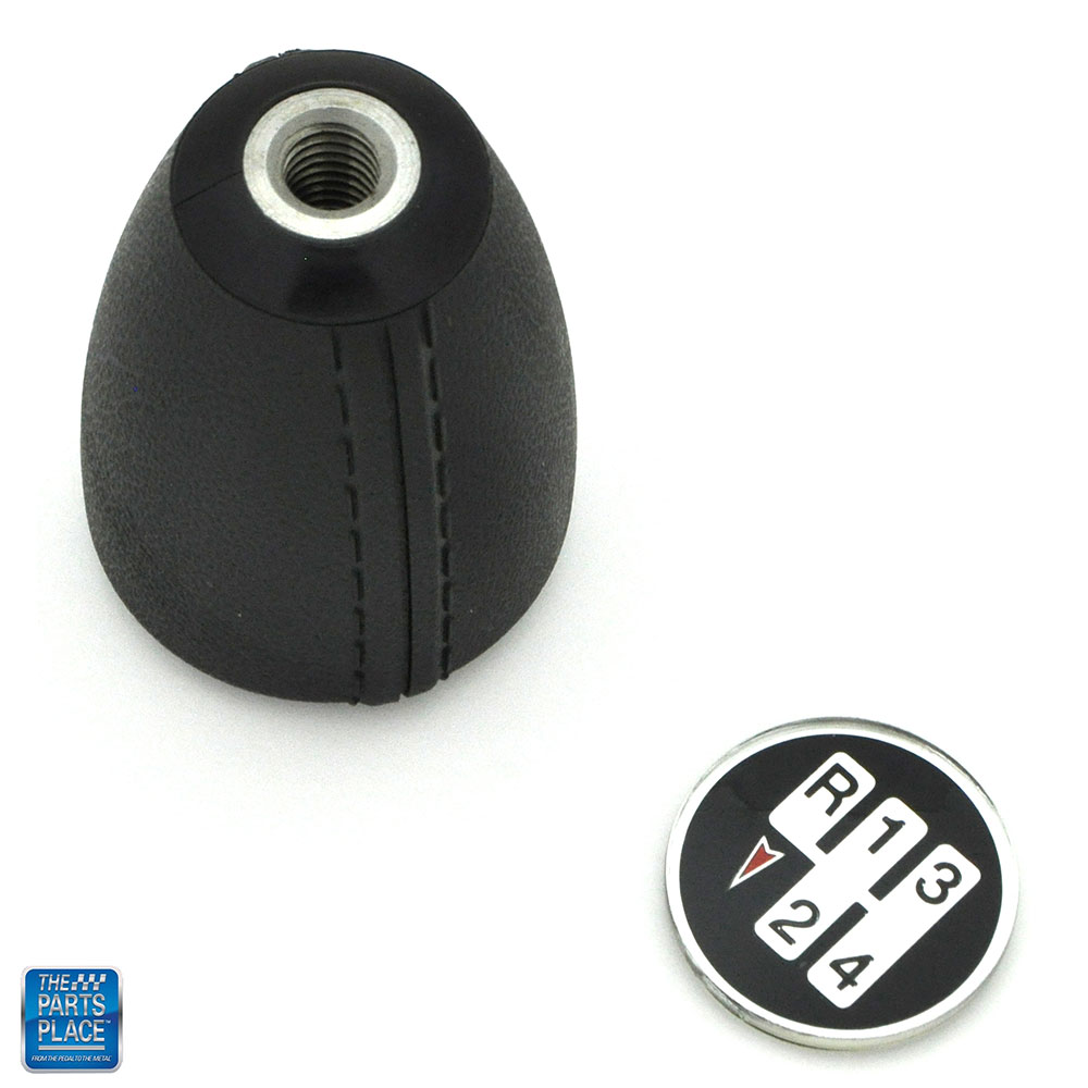 197081 Pontiac Firebird / Trans Am 4 Speed Shifter Knob Chrome Edge