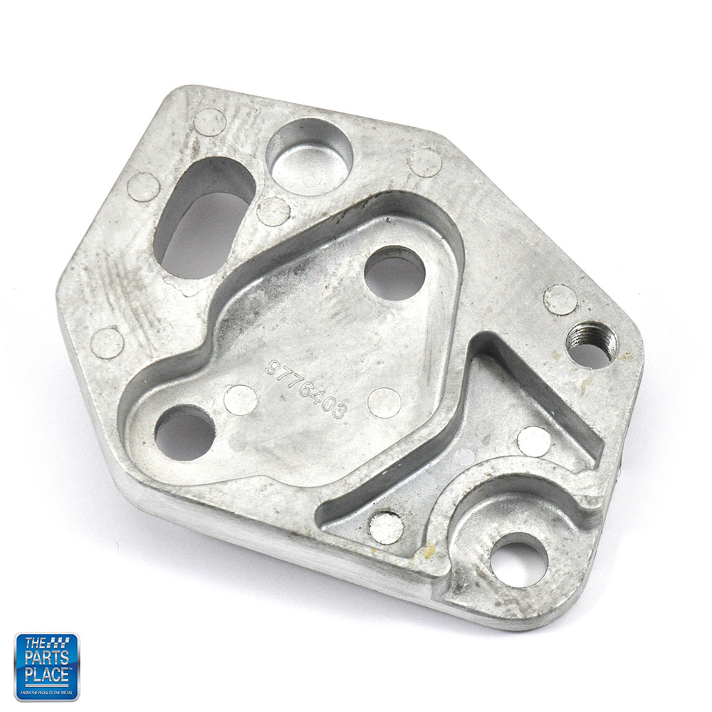 OE Hurst shifter mounting bracket die cast aluminum GM # 9776403 for 1964-1966 GTO.