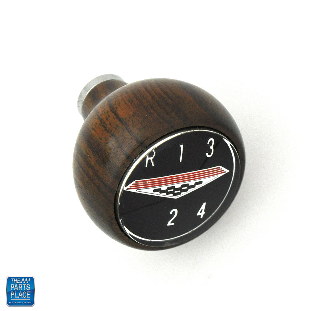 19661968 GTO LeMans Shift Knob Walnut Wood With 4 Speed Correct Shift
