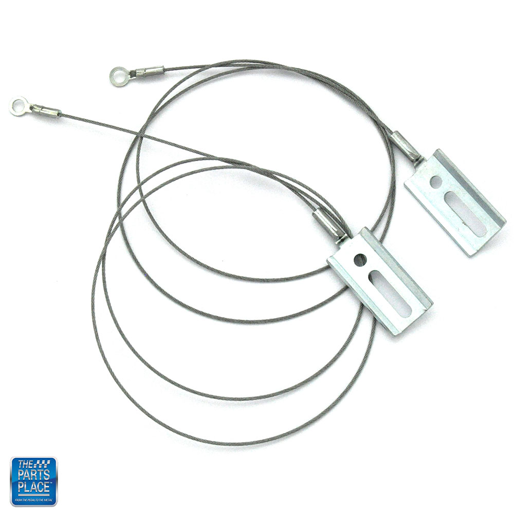 1961-1964 Impala Caprice Bel Air Convertible Top Hold Down Cables Pair for 1961-1964 Impala Caprice Bel Air