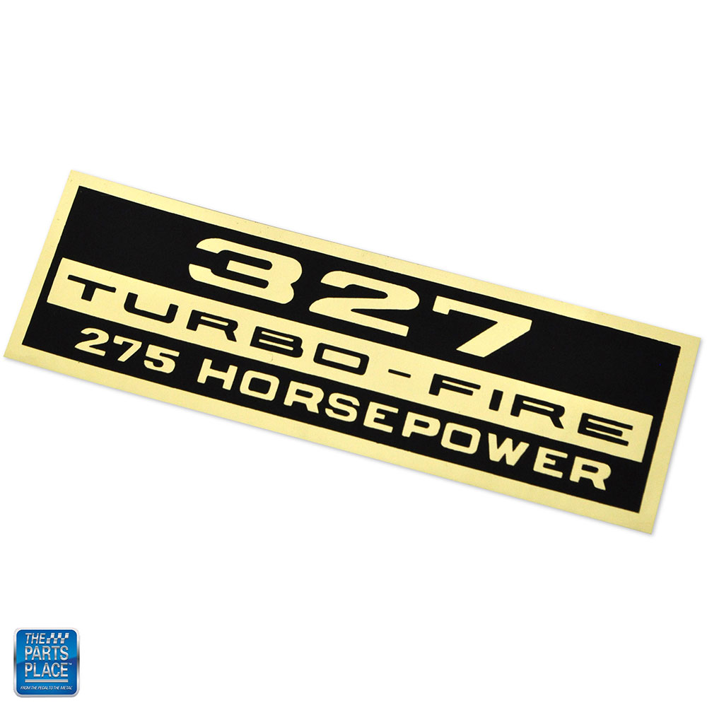 1966 Chevy Cars 327 TurboFire 275 HP Valve Cover Decal DC0036 GM 3889321 EA eBay