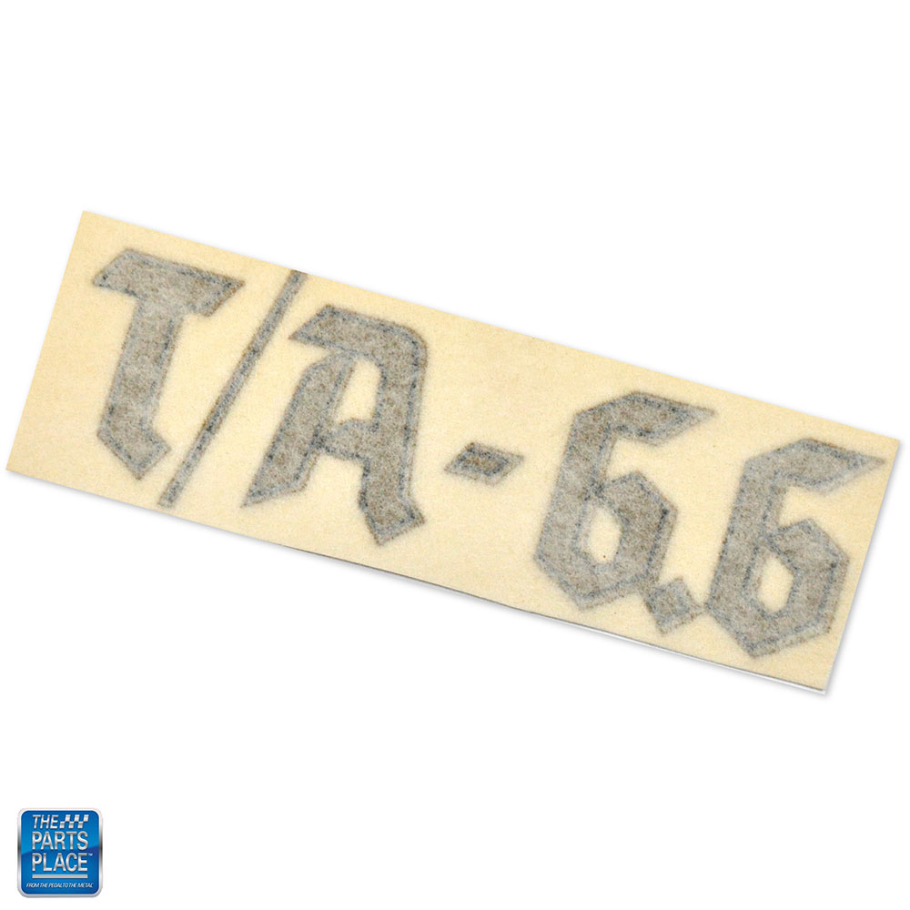 Limited Edition Y-82 German Style T/A 6.6 Hood Scoop Decal EA for 1977-1978 Firebird Trans Am