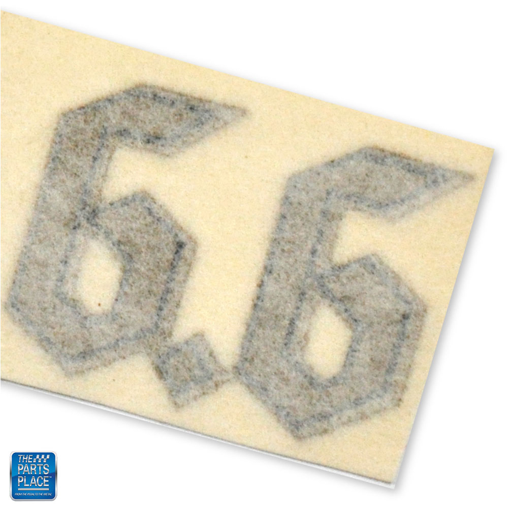 Limited Edition Y-82 German Style T/A 6.6 Hood Scoop Decal EA for 1977-1978 Firebird Trans Am