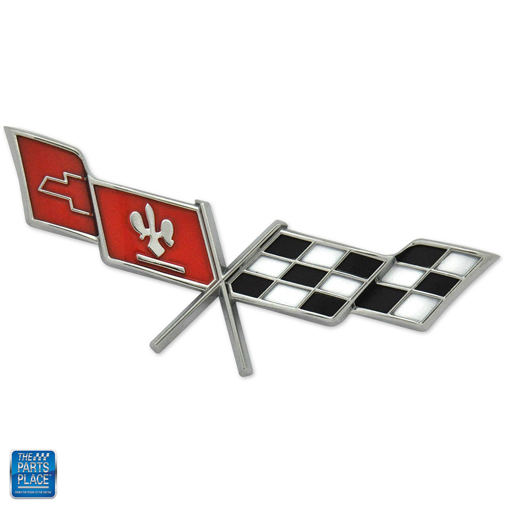 197879 Chevrolet Corvette Gas Door Emblem GM 471295 GM Restoration