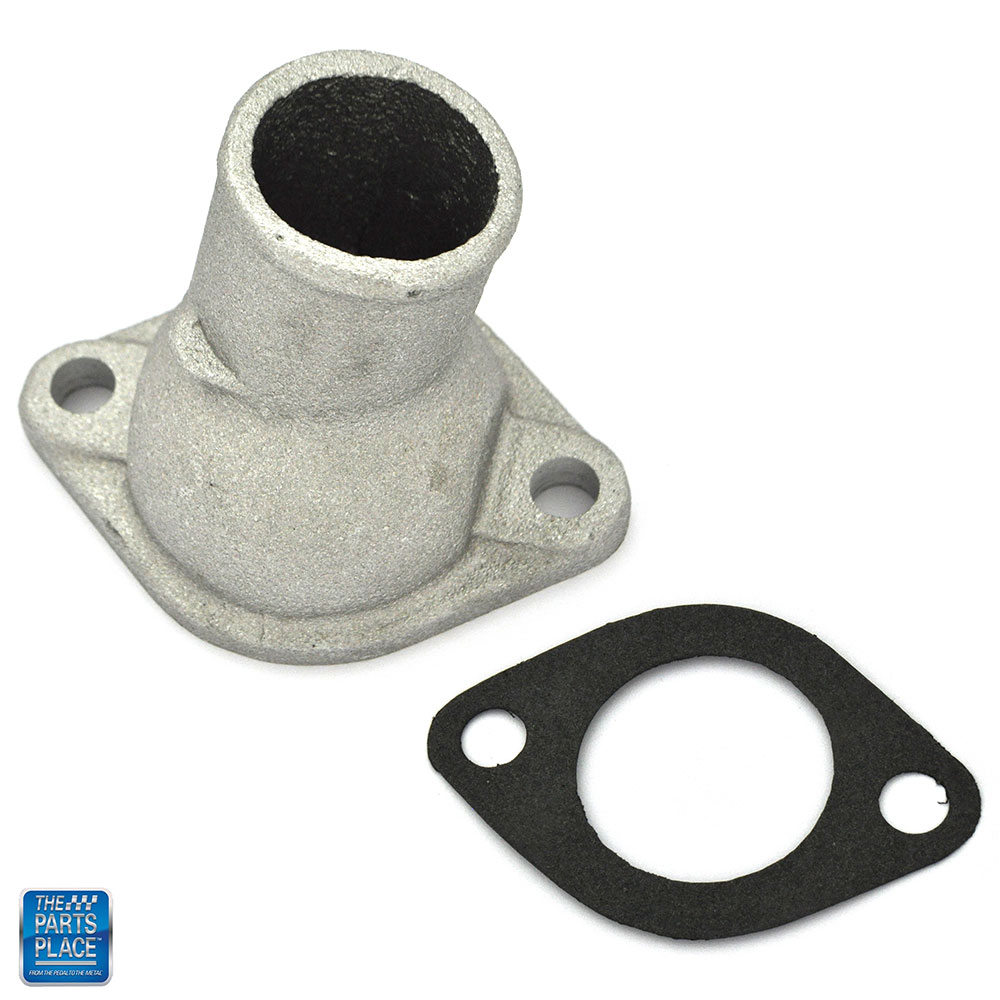 19641970 Pontiac Thermostat Housing Water Neck Cast Aluminum 2BBL Or 4BBL eBay