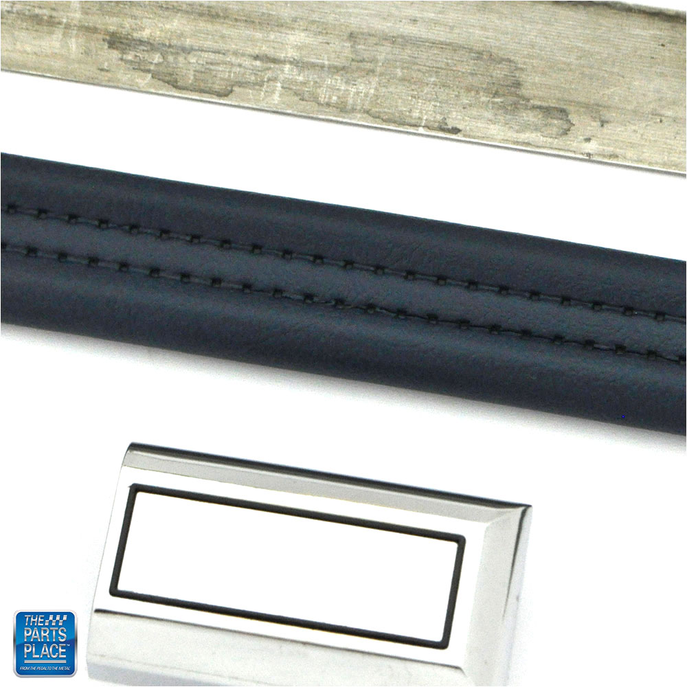 Door panel interior pull straps kit 21 inch navy blue for 1978-1988 GM G body cars
