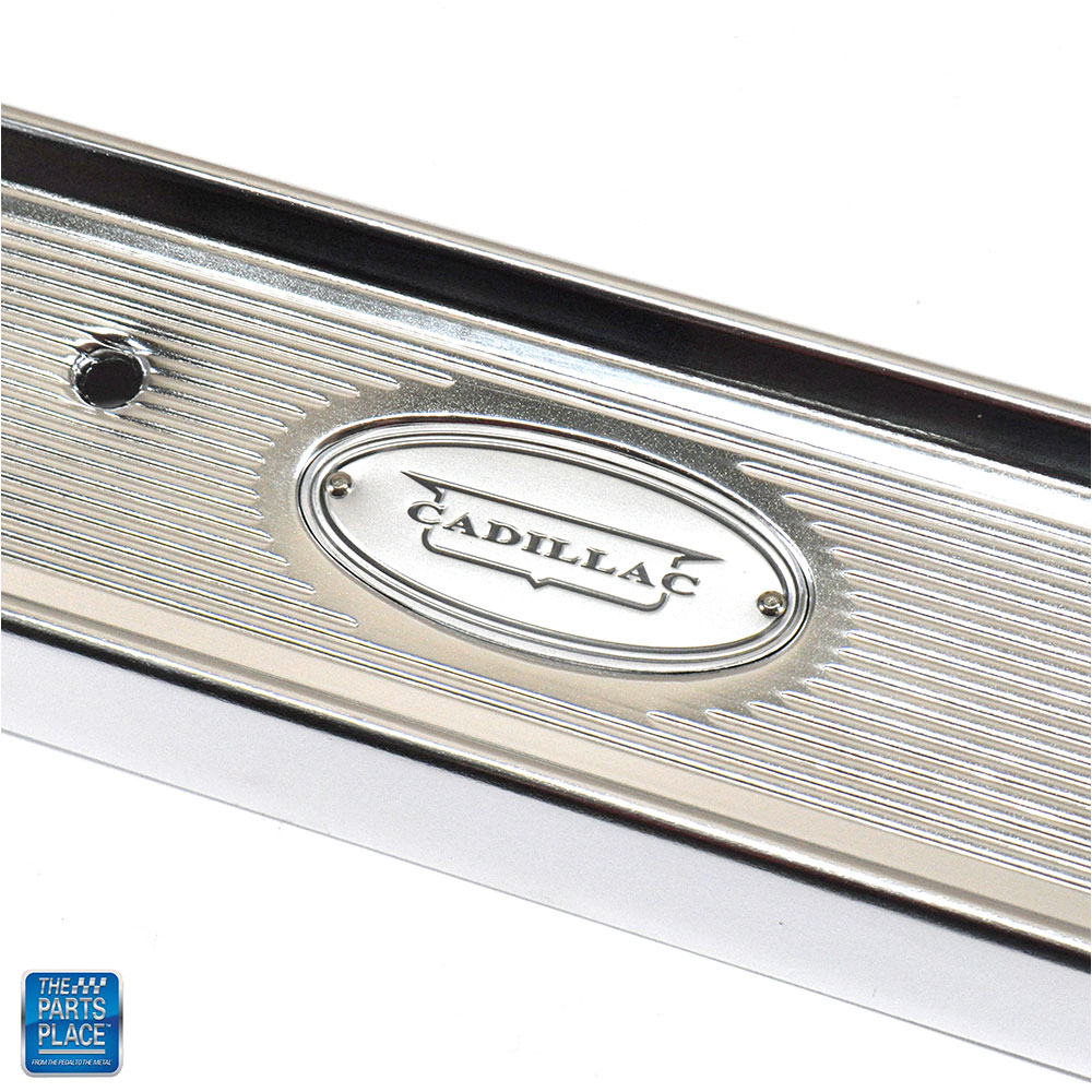 Convertible door sill plates pair for 1961-1964 Cadillac cars.