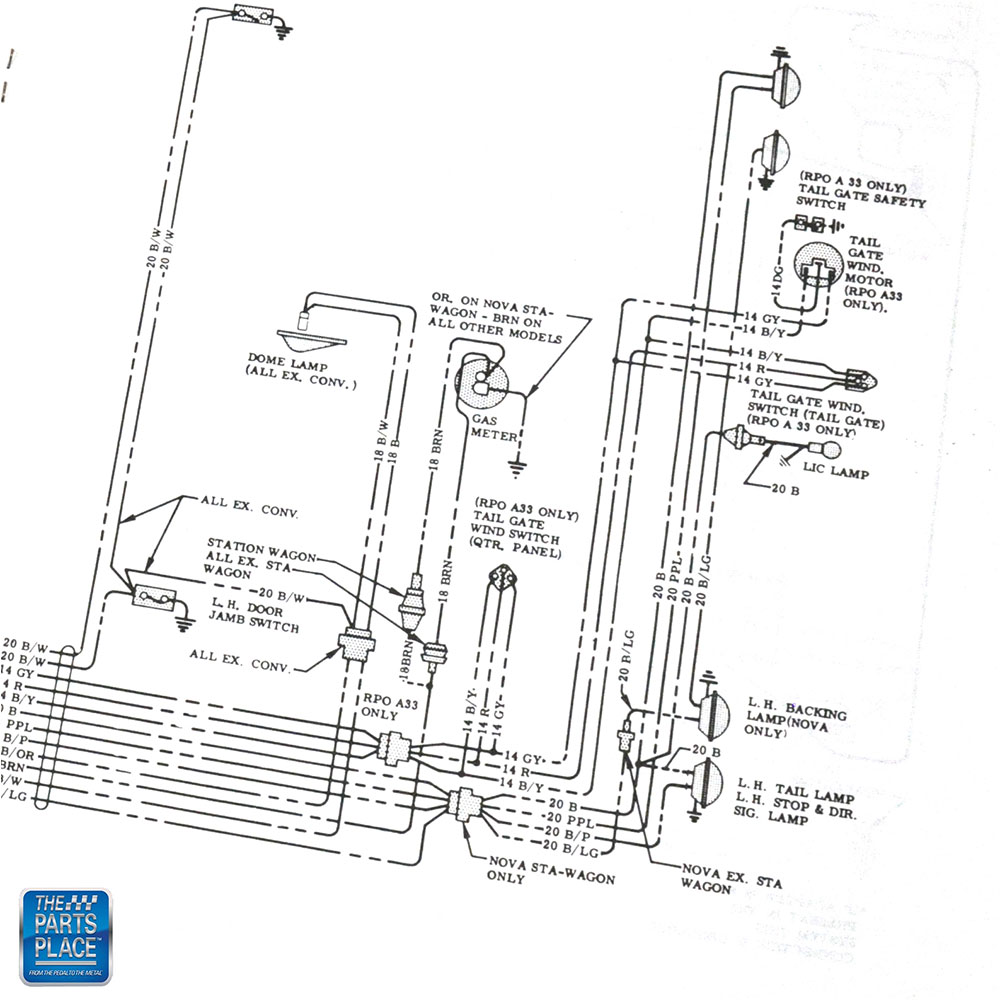 1964 Chevy II Wiring Diagram Manual Brochure Each eBay