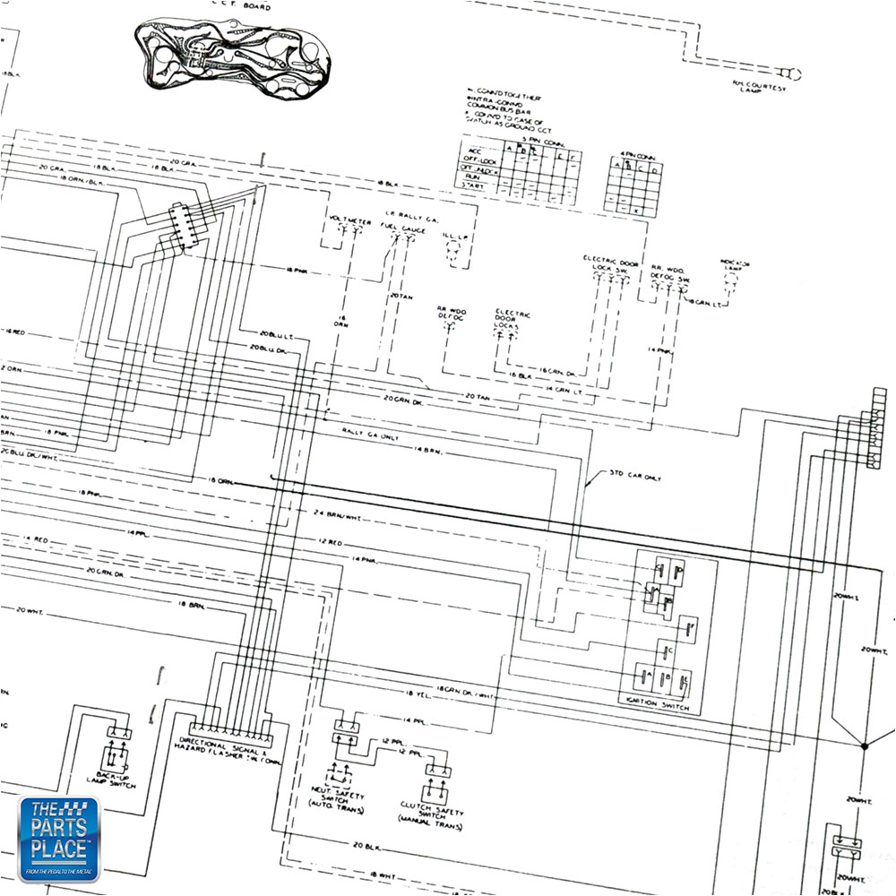 1970 Firebird Wiring Diagram Manual Each | eBay