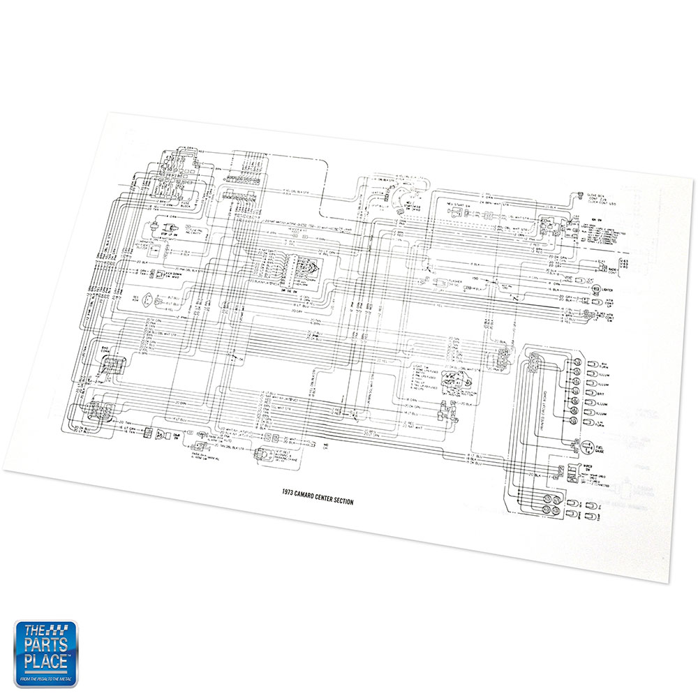 1973 Camaro Wiring Diagram Manual Each | eBay