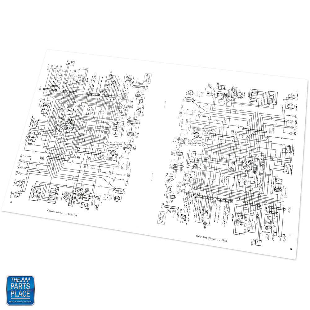 1969 Cutlass 442 F85 Oldsmobile Wiring Diagram Manual Each | eBay