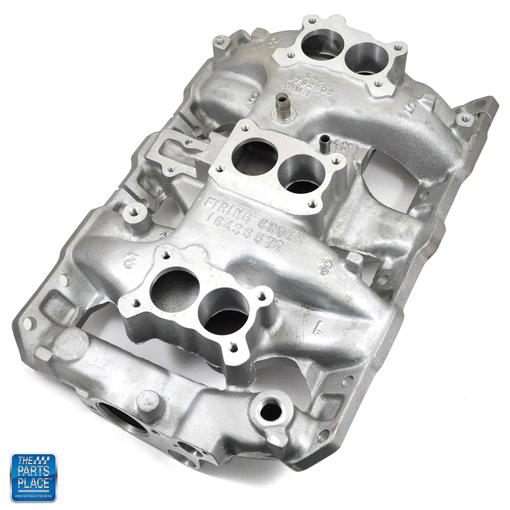 1966 GTO TriPower Aluminum Intake Manifold Lightweight Version of OE