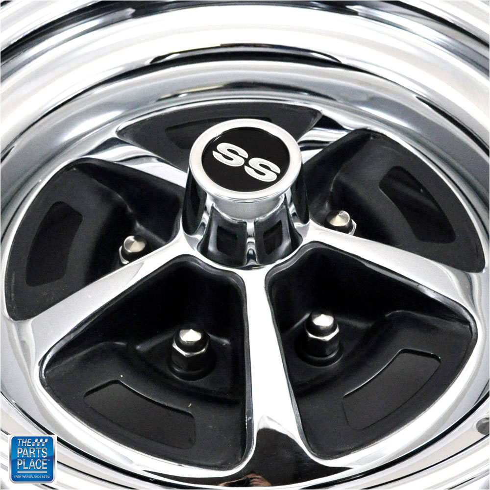 19691970 Chevelle Nova Camaro 147" SS 396 Chrome Wheel Set Complete