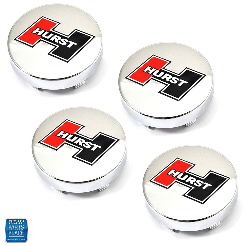 Hurst wheel dazzler center cap set of 4 for 1964-1974 GM cars.