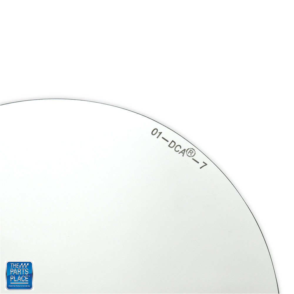 1964-1968 GM Cars Replacement Round Mirror Glass EA for 1964-1968 GTO LeMans, El Camino, Chevelle Malibu, 1967 Camaro, 1967 Firebird Trans Am
