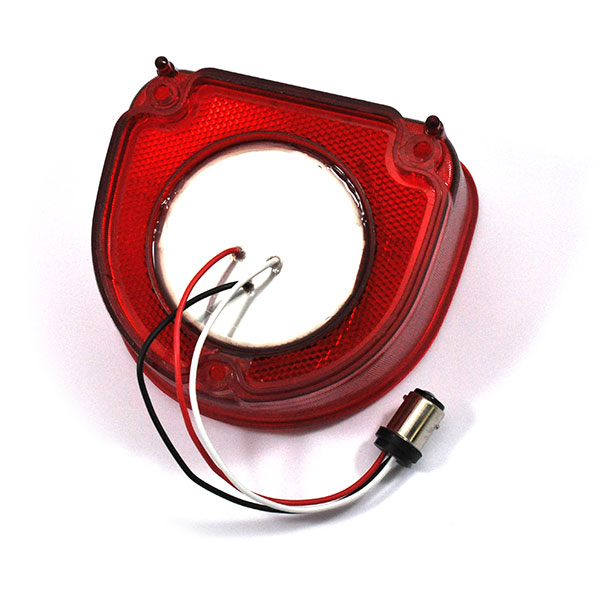 1968 Chevrolet Impala/Caprice/Bel Air LED TAIL LAMP LENS ASSEMBLY 1 CHROME CIRCLE WITH NO TRIM (EXCEPT SS MODEL) â€“ EA | XL1028P