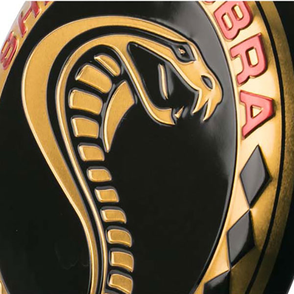 Shelby Cobra Embossed Tin Sign 12