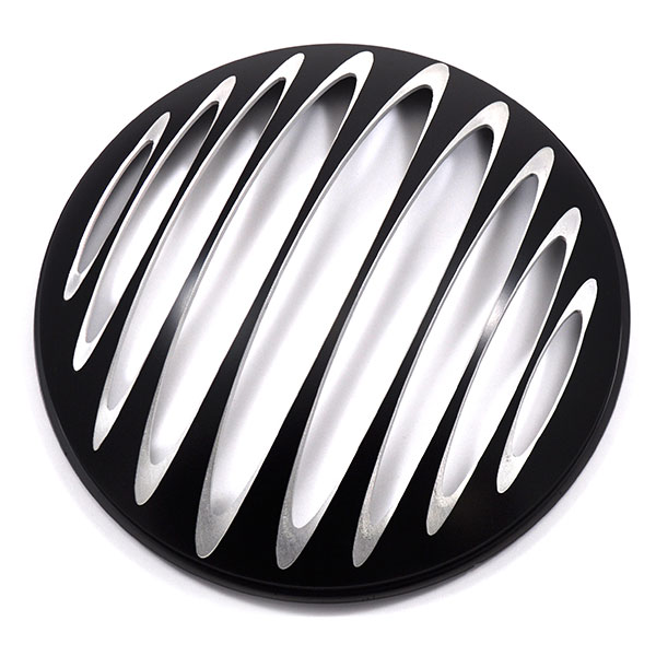 1973 Pontiac Firebird/TransAm HEADLAMP TRIM COVER DECORATION (PRISON GRILL, BLACK/CONTRAST) - PR | GH3252Z
