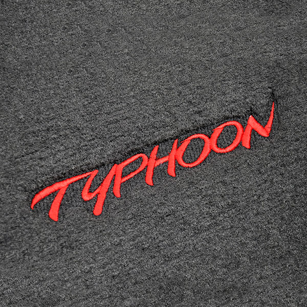 1992 GM Truck CARPETED FRONT FLOOR MATS TYPHOON RED EMBROIDERED LOGO (GMC TYPHON) | IN6094K