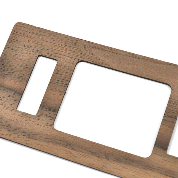 1965 Pontiac GTO/LeMans/Tempest WOOD HEATER CONTROL INSERT FOR CARS WITHOUT AIR CONDITIONING (REAL WOOD) | IN1256G