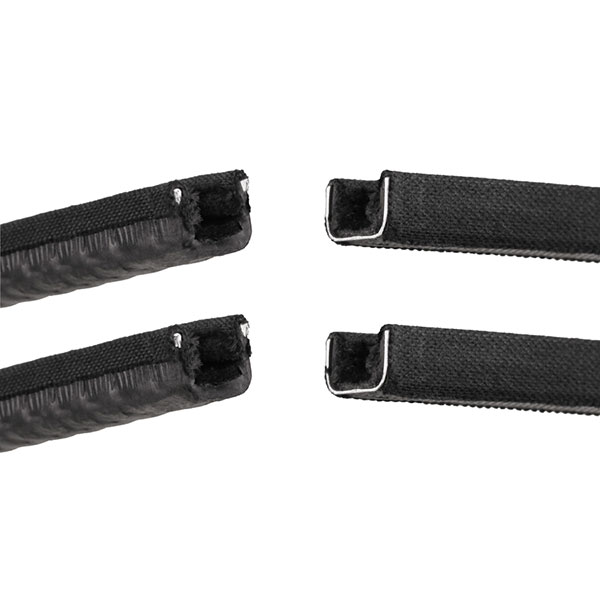 1964 Chevrolet Nova/Chevy II GLASS RUN CHANNEL KIT REAR QUARTER WINDOW â€“ 4PC SET (FITS 2 DOOR SEDAN) | WS1220N