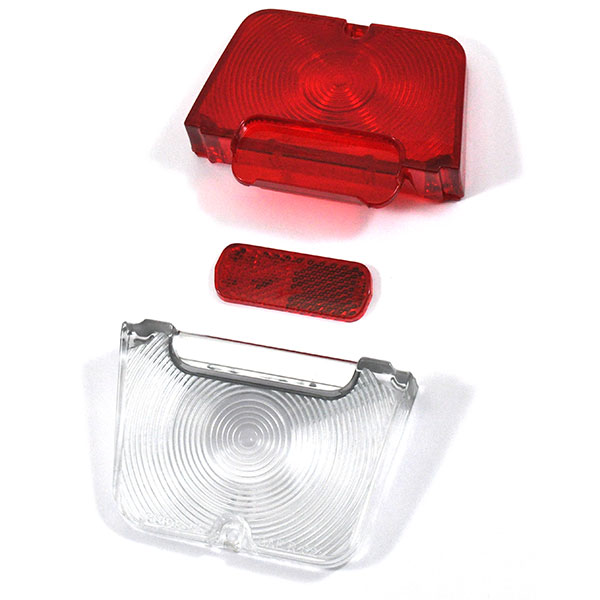 1963 Chevrolet Nova/Chevy II TAIL LAMP LENS & BACKUP LENS (CLEAR) 3 PC SET - USA | XL1027N