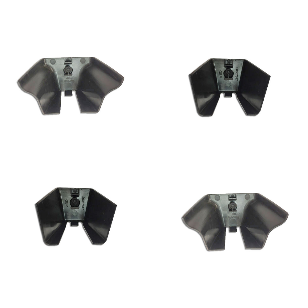 1982 Chevrolet Chevelle/Malibu BUCKET, SPLIT BENCH, AND BENCH SEAT MANUAL SEAT TRACK PLASTIC COVERS. DRIVER & PASSENGER SIDE FRONT INNER & OUTER - SET OF 4 | IN5074Z