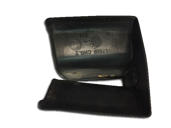 1986 Chevrolet El Camino BUCKET, SPLIT BENCH, AND BENCH SEAT MANUAL SEAT TRACK PLASTIC COVERS. DRIVER & PASSENGER SIDE REAR INNER & OUTER - SET OF 4 | IN5072Z