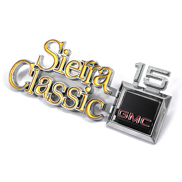 1979 GM Truck SIERRA CLASSIC 15 NEW FENDER EMBLEM GM 351833 - EA DIE-CAST METAL | 351833