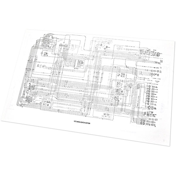 1973 Chevrolet Nova/Chevy II WIRING DIAGRAM MANUAL | MP0173