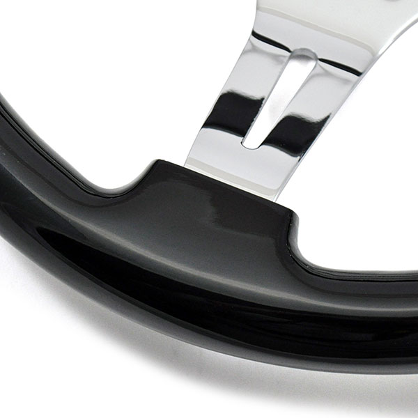 1967 Oldsmobile Cutlass/442/F85 AFTERMARKET STEERING WHEEL KIT (DARK BLACK WOOD WHEEL WITH CHROME SPOKES, 14 | ST2000T